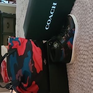 Coach sneakers and purse combo